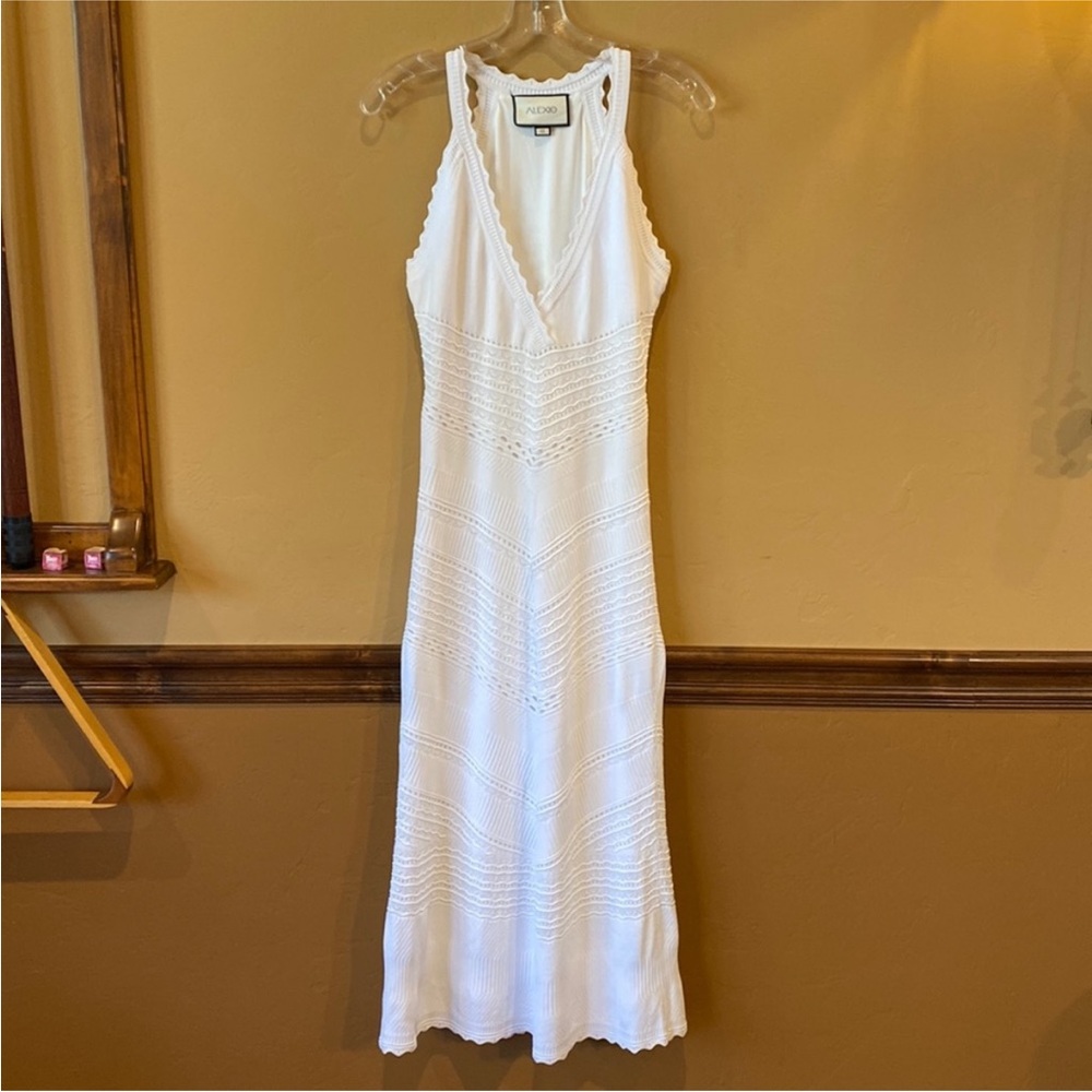 Alexis Allia knit white dress NWOT